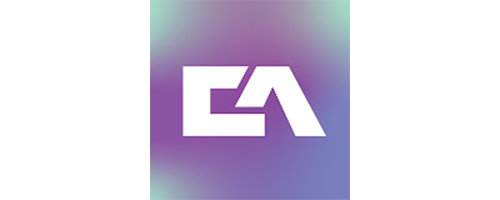 California Leaders Podcast logo in white with green, purple hues gradient as the background