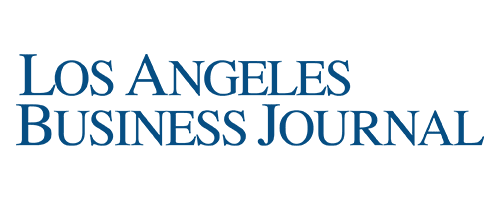 Los Angeles Business Journal logo in capitalized blue text